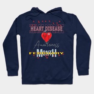 Heart disease awareness month Hoodie